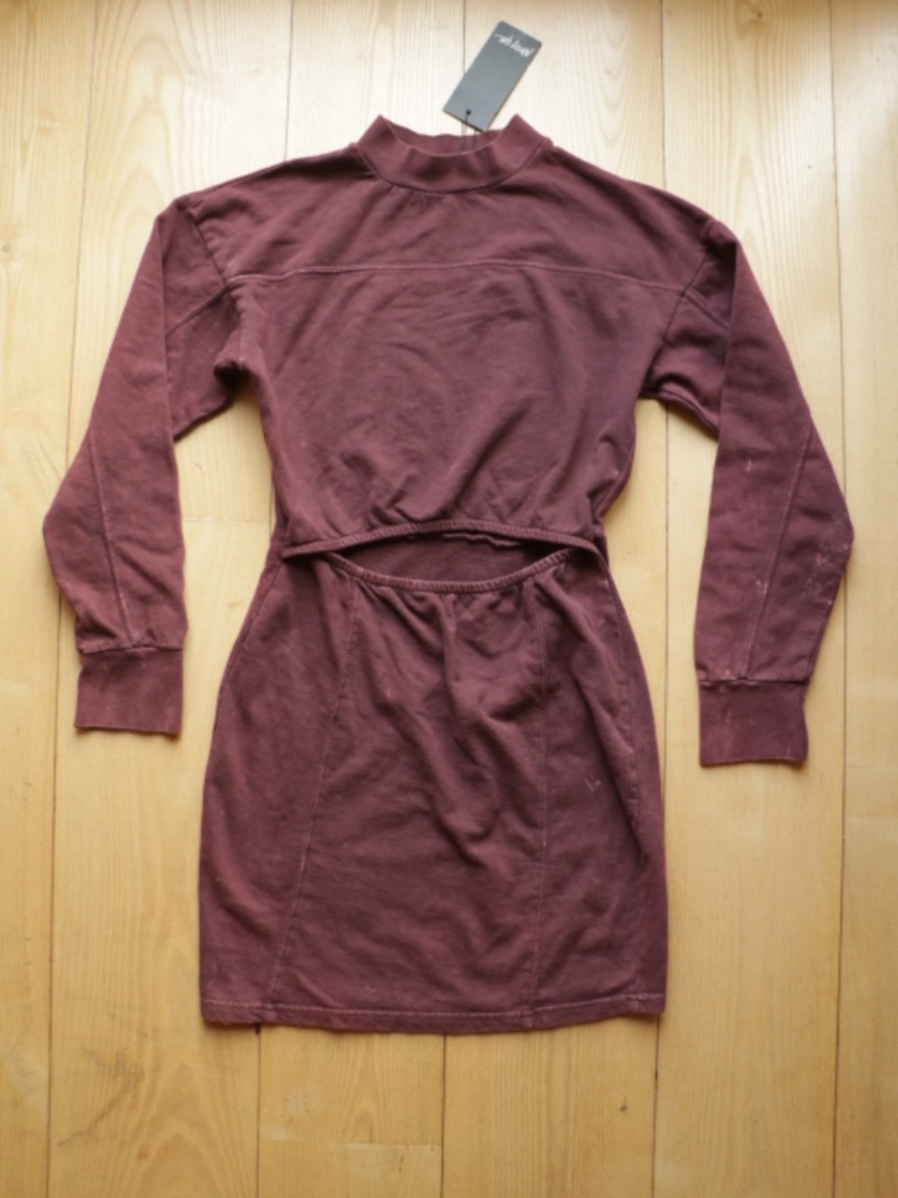 NWT Nasty Gal cut out sweat dress